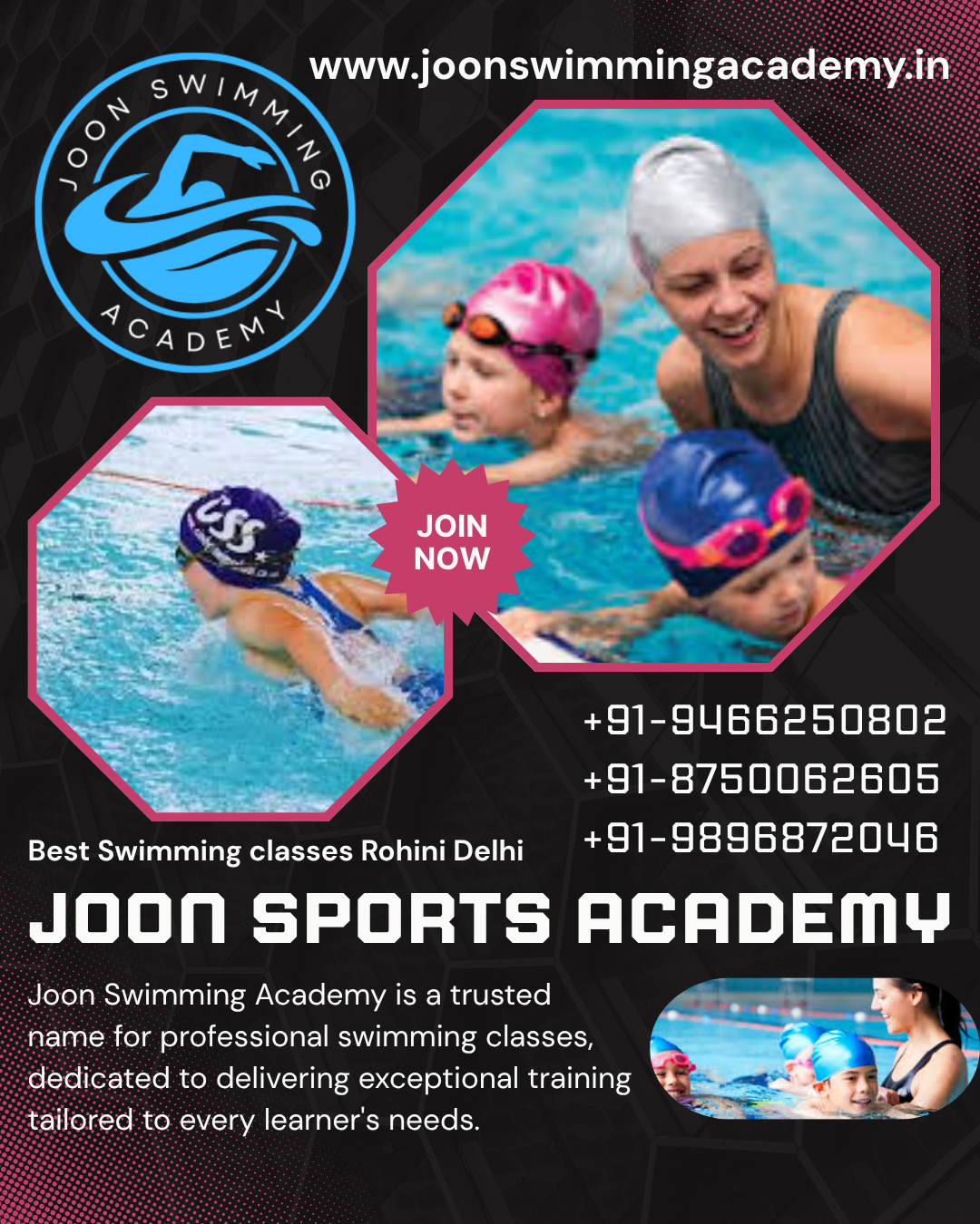 Sports Academy with Swimming Pool in Rohini